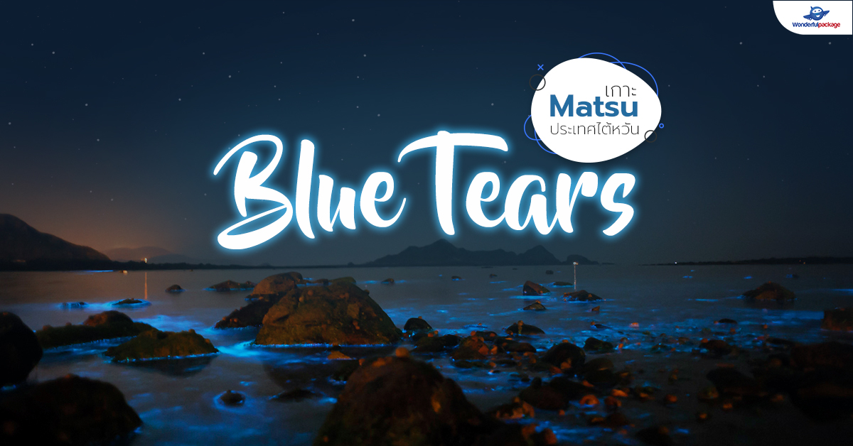 ปรากฏการณ์ทางธรรมชาติ Blue Tears ทะเลเรืองแสง ไต้หวัน