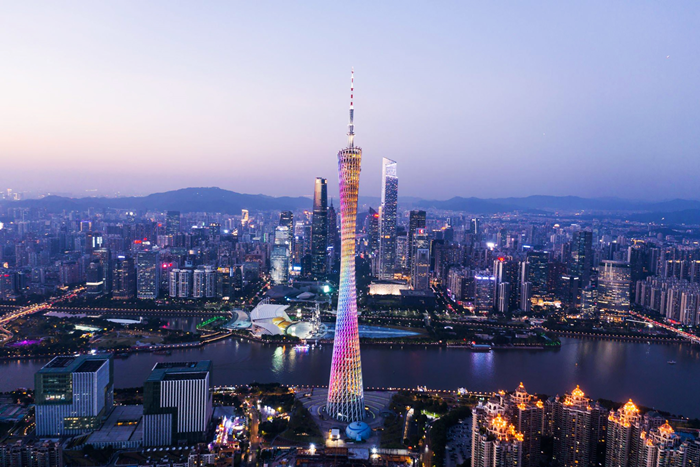 ที่เที่ยวกวางโจว หอคอยกวางโจว (Canton Tower)