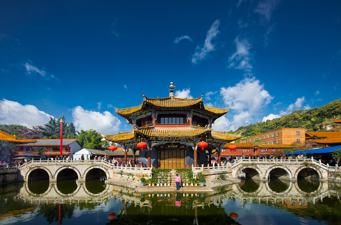 ที่เที่ยวคุนหมิง วัดหยวนทง (Yuan Tong Temple)