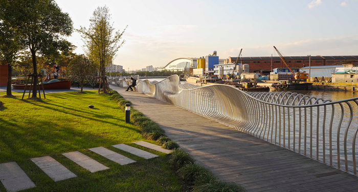 ที่เที่ยวเซี่ยงไฮ้เปิดใหม่ Shanghai Suzhou Creek Riverside Greenway