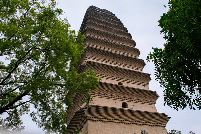 เจดีย์ห่านป่าเล็ก วัดเจี้ยนฝู่ (小雁塔, Small Wild Goose Pagoda)