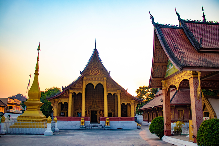 เที่ยวหลวงพระบาง วัดแสนสุขาราม (วัดแสน)