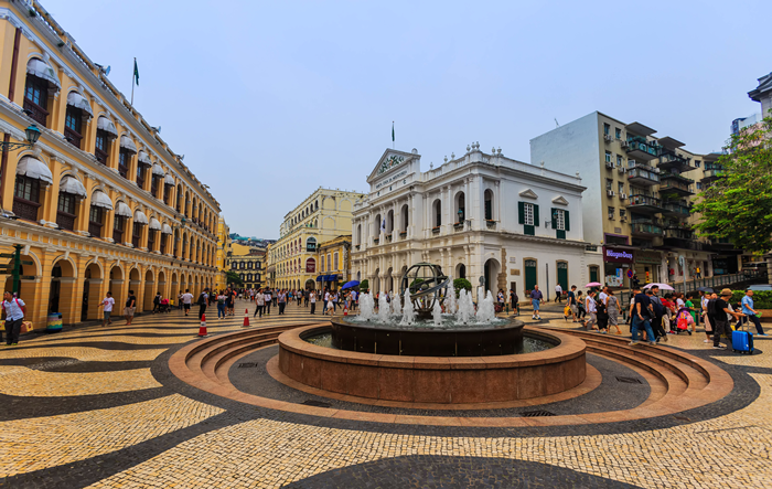 เที่ยวมาเก๊า 1 วัน เซนาโด้สแควร์ (Senado Square)