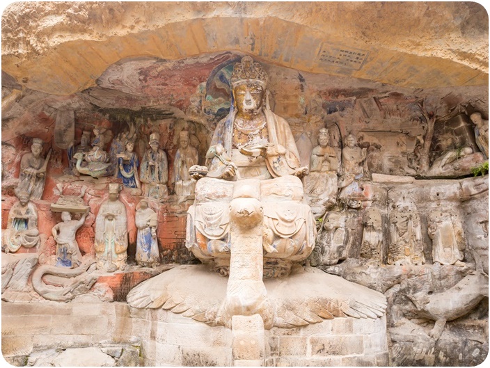 พระพุทธรูปแกะสลักหินต้าจู๋เขาเป่าติ่ง (Dazu Rock Carvings)