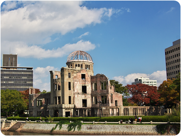 อนุสรณ์สถานสันติภาพฮิโรชิมะ (Atomic bomb Dome/Hiroshima Peace Memorial)