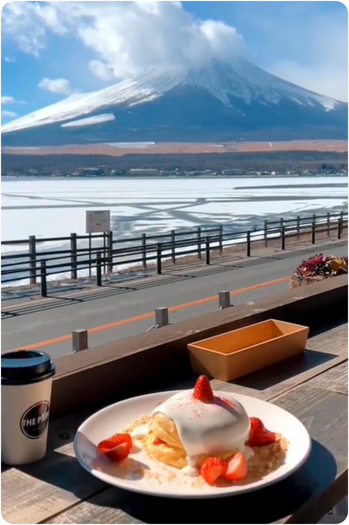 The park Cafe’ ทะเลสาบยะมะนะกะโกะ (Lake Yamanakako)