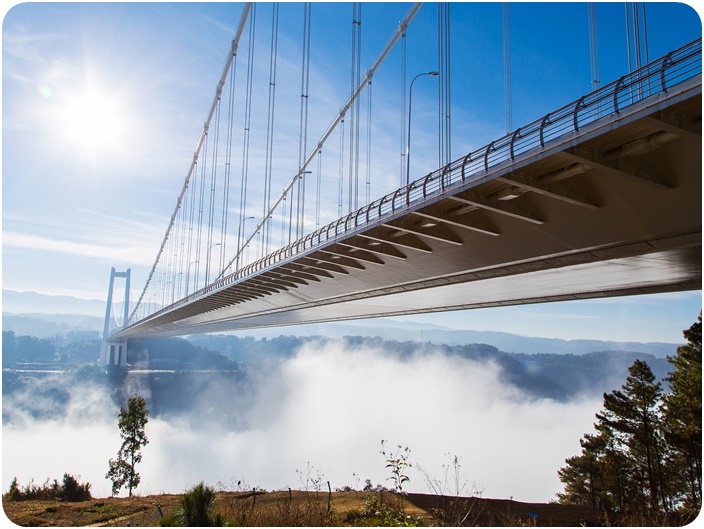 ชมสะพายลอยฟ้า หรือ สะพานแขวนหลงเจียง(Longjiang Suspension Bridge | 龙江特大桥)