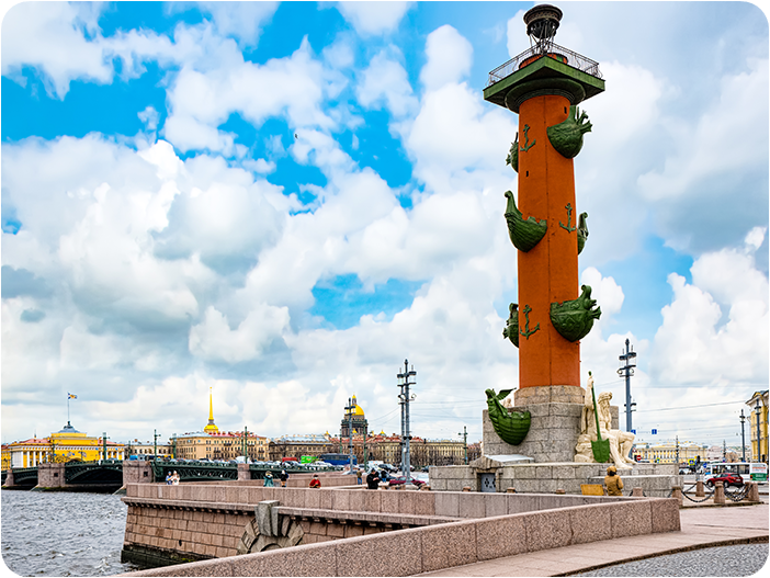 ริมแม่น้ำเนวา Rostral Columns 