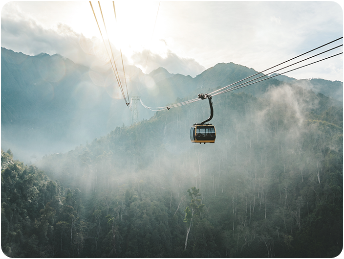 นั่งกระเช้าไฟฟ้า (Cable Car)